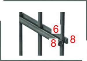 Gittermatten schwer (8/6/8 mm)